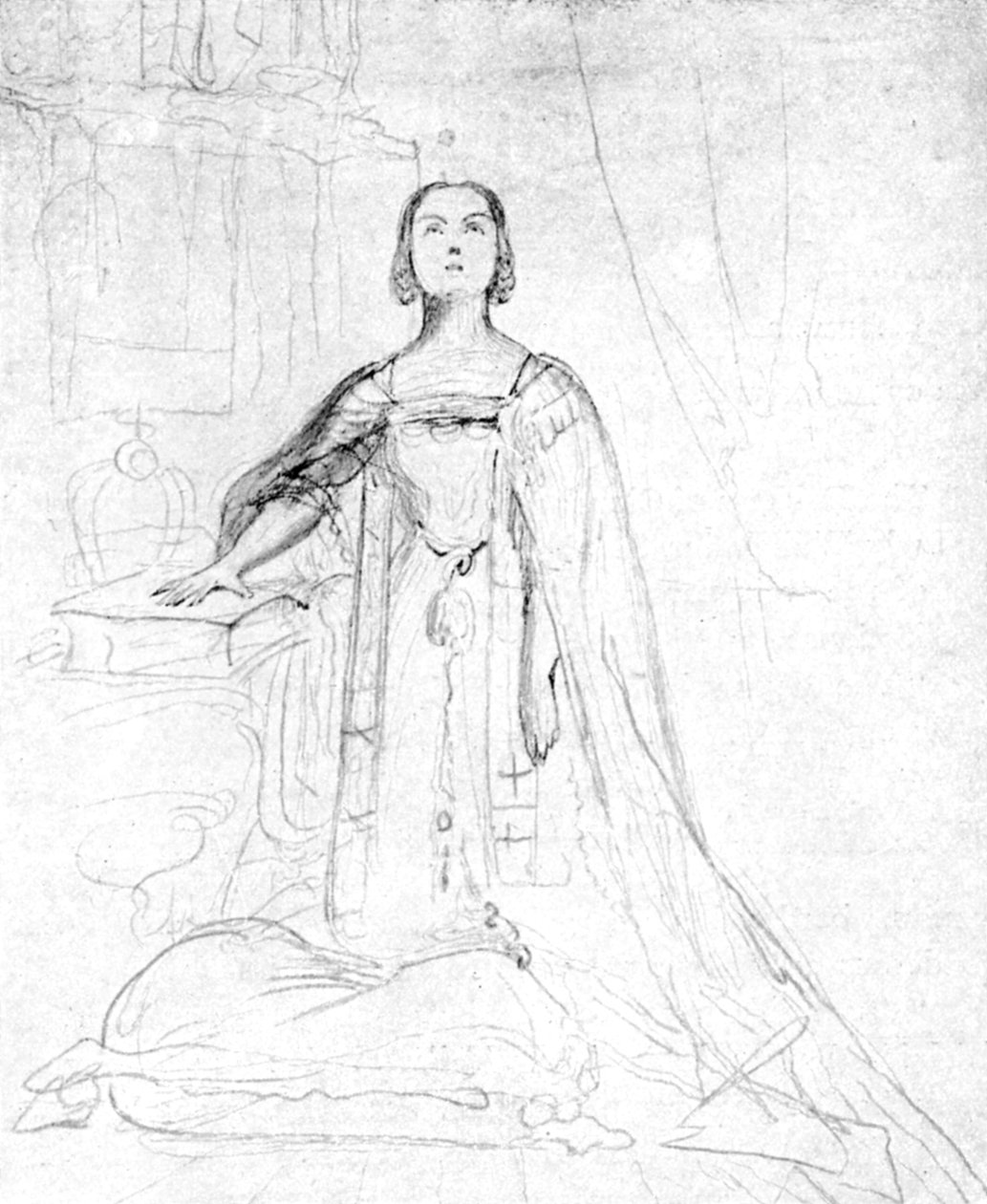 Viktória királynő letette a koronázási esküt, 1837, 1901. alkotó: George Hayter