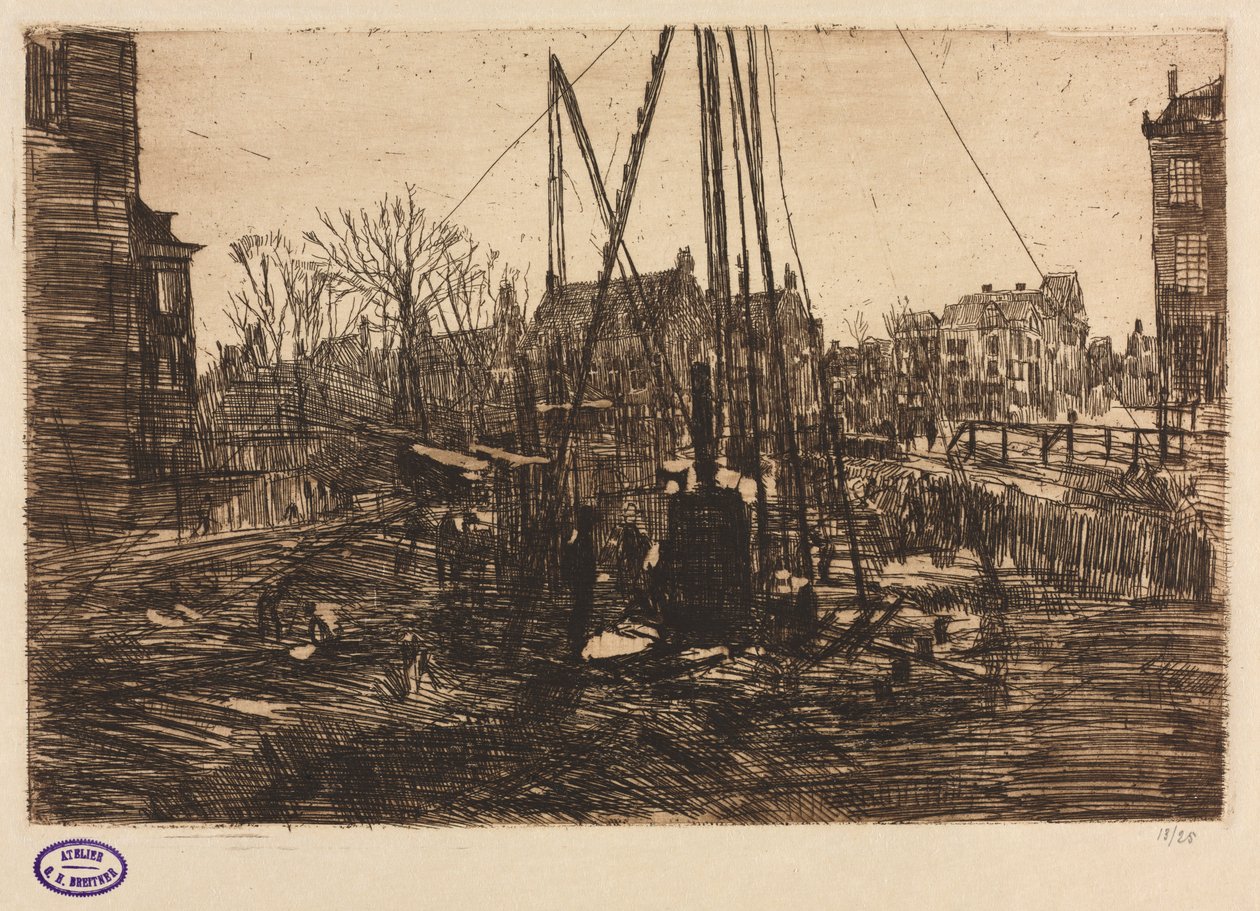 Építési telek, Amszterdam alkotó: George Hendrik Breitner