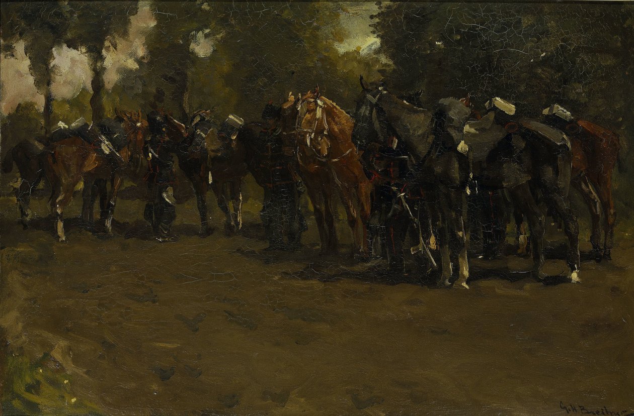 Lovasság a nyugalomban alkotó: George Hendrik Breitner