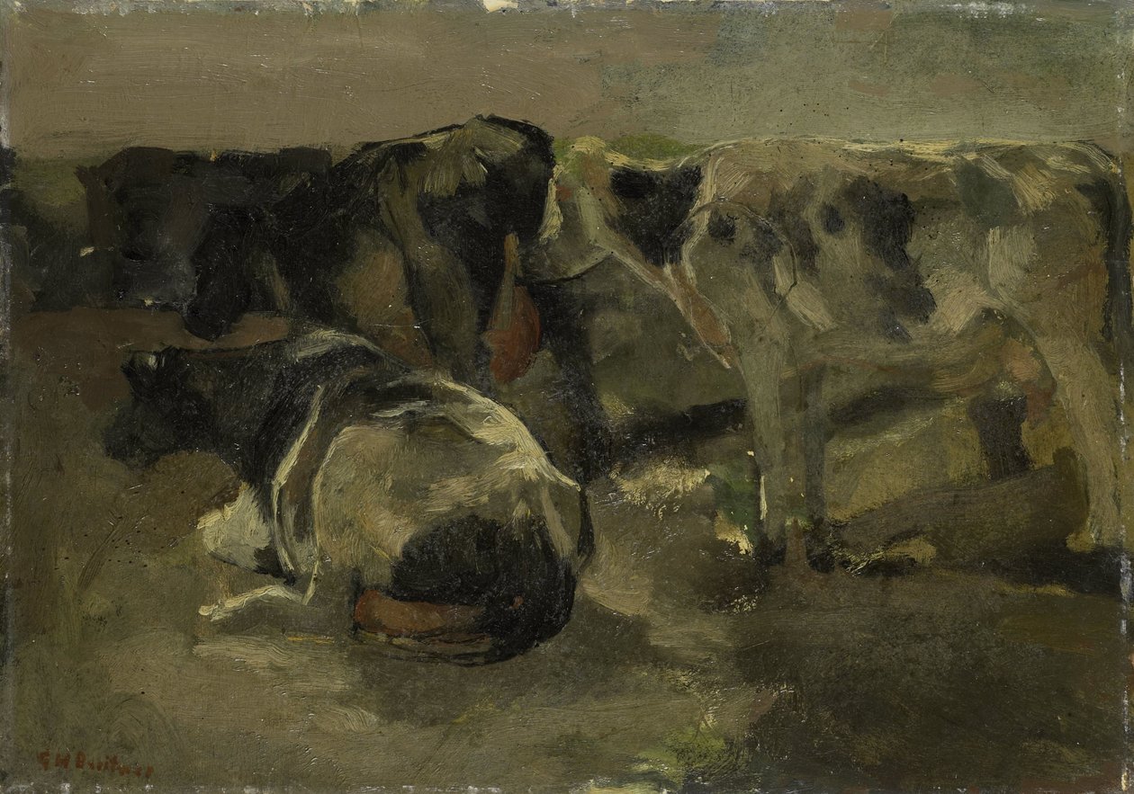 Négy tehén alkotó: George Hendrik Breitner