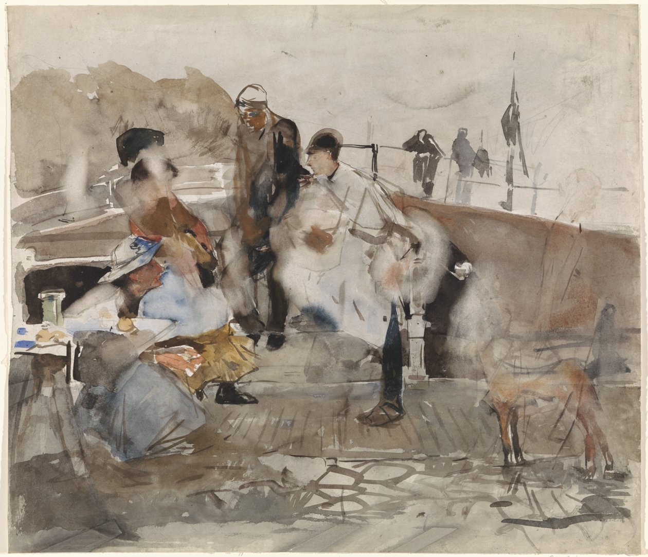 Társaság egy hajón alkotó: George Hendrik Breitner