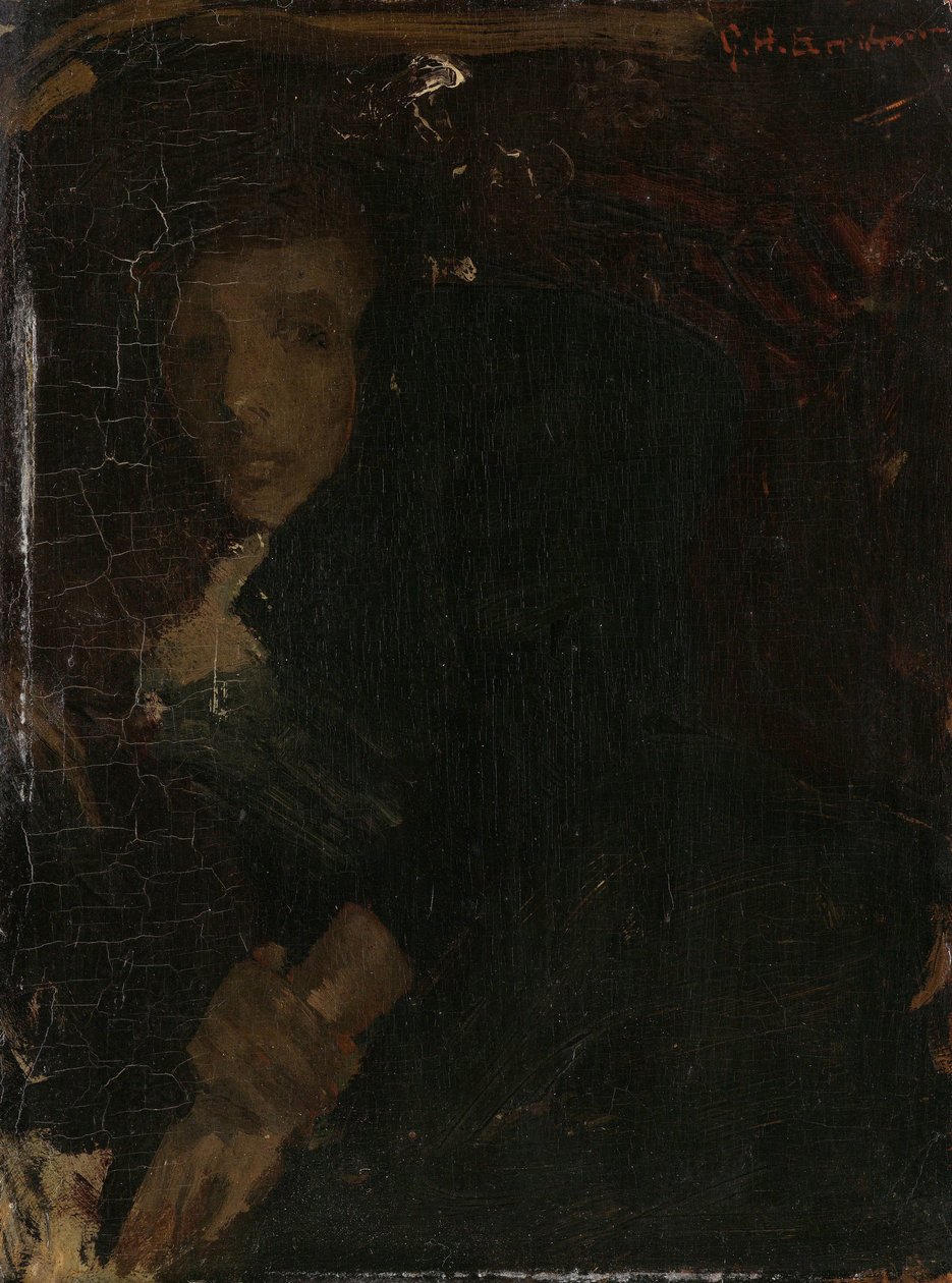 MCJ (Marie) Jordan (1866-1948), A művész felesége alkotó: George Hendrik Breitner