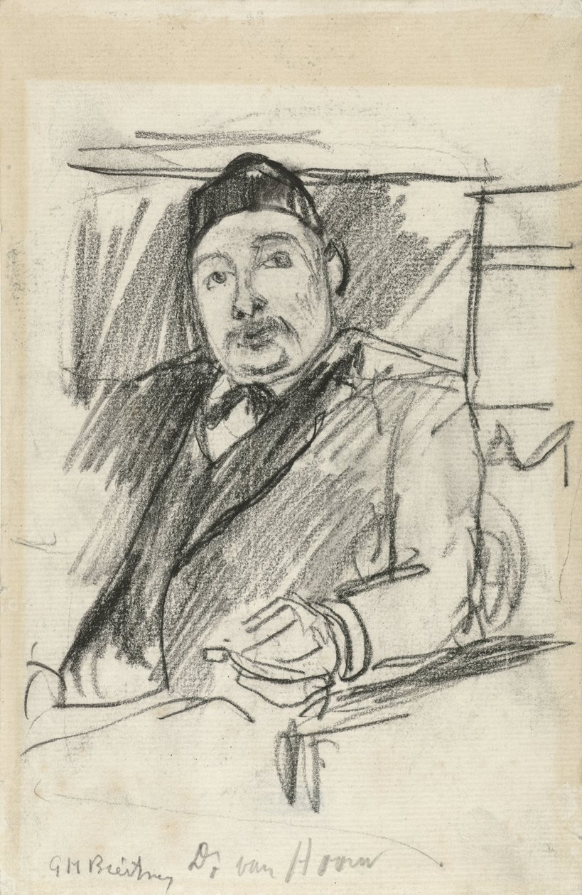 Dr. van Hoorn portréja alkotó: George Hendrik Breitner