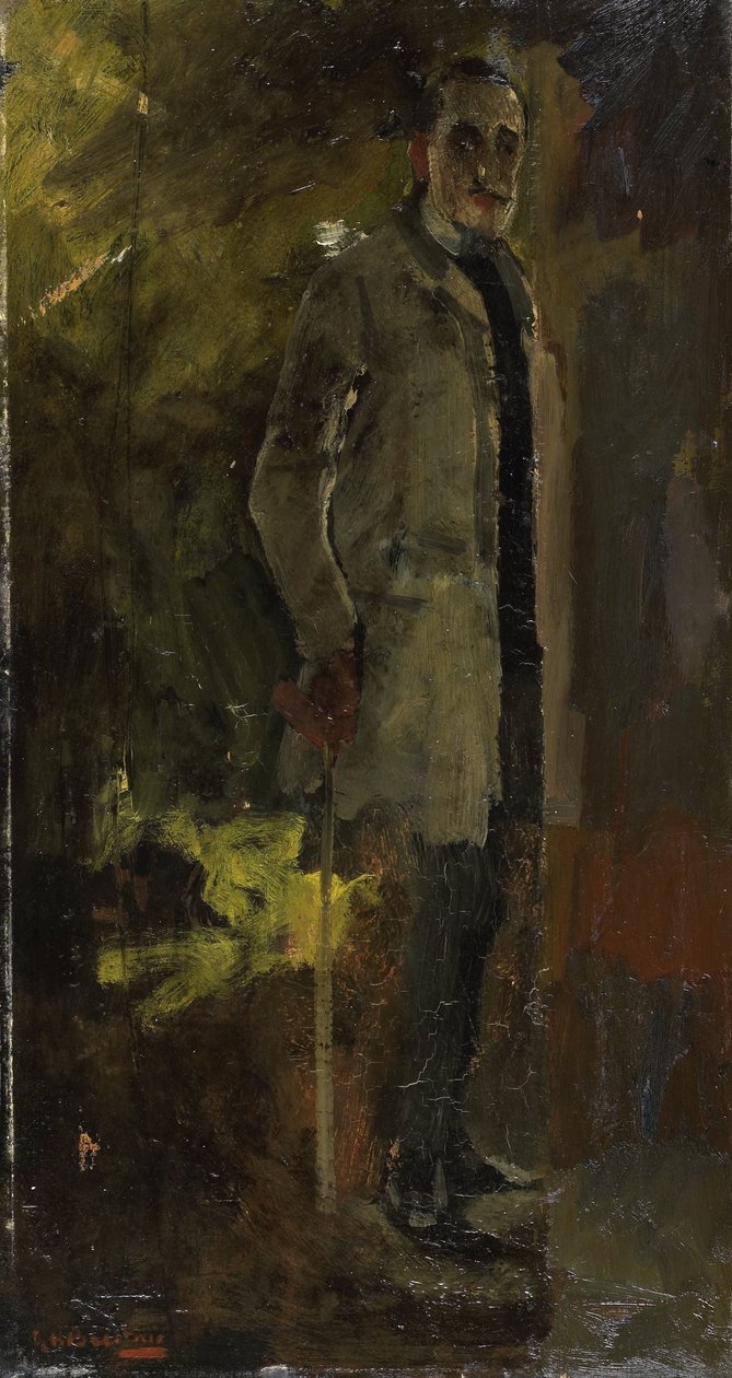 Floris Verster portréja alkotó: George Hendrik Breitner