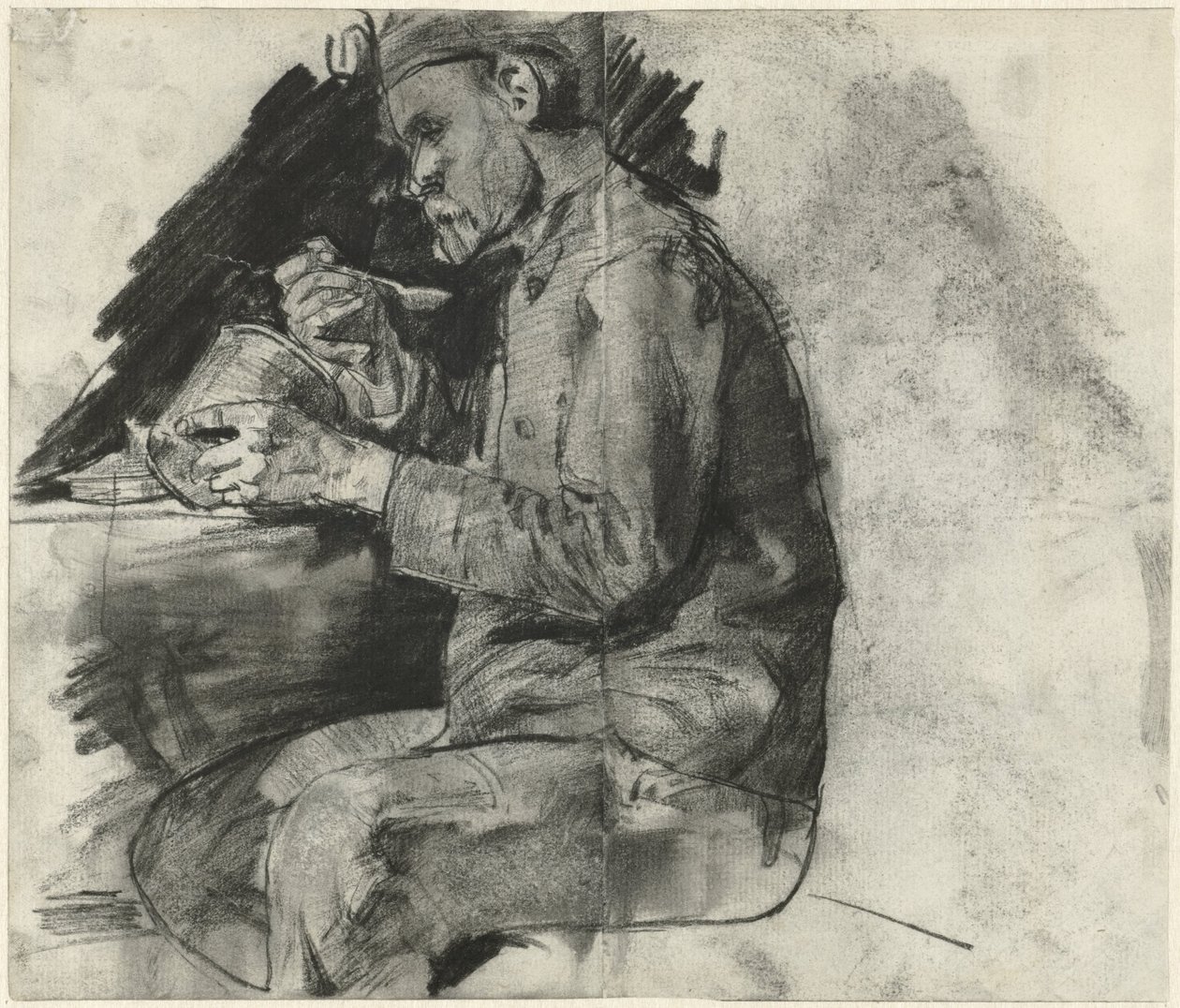 Étkező katona alkotó: George Hendrik Breitner
