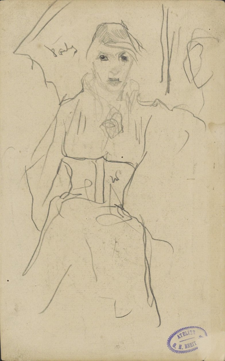 Álló nő alkotó: George Hendrik Breitner