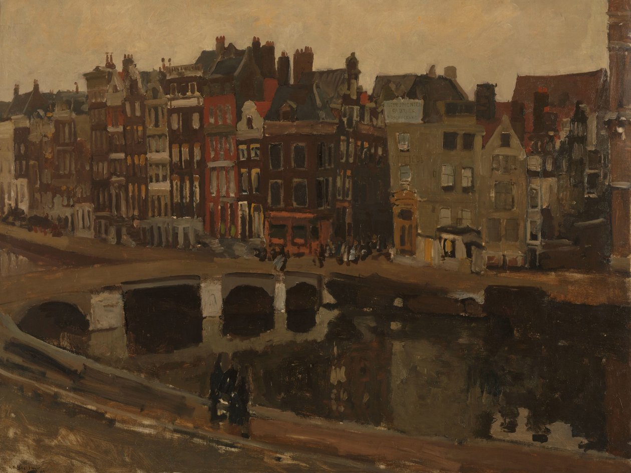 A Rokin, Amszterdam alkotó: George Hendrik Breitner