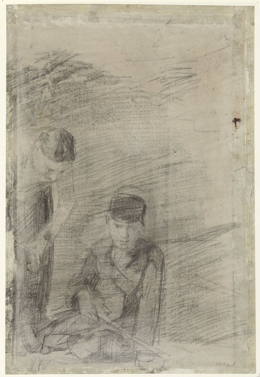 Két fiú játszik alkotó: George Hendrik Breitner
