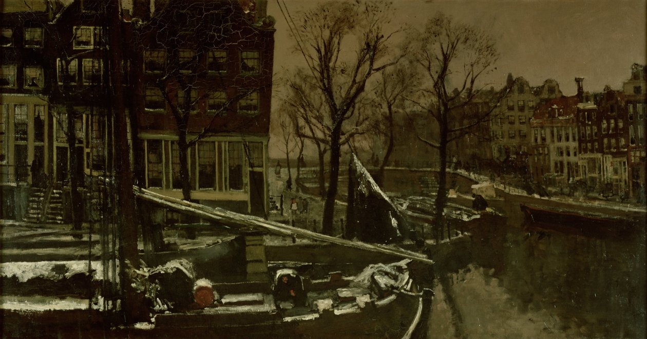 Tél Amszterdamban alkotó: George Hendrik Breitner