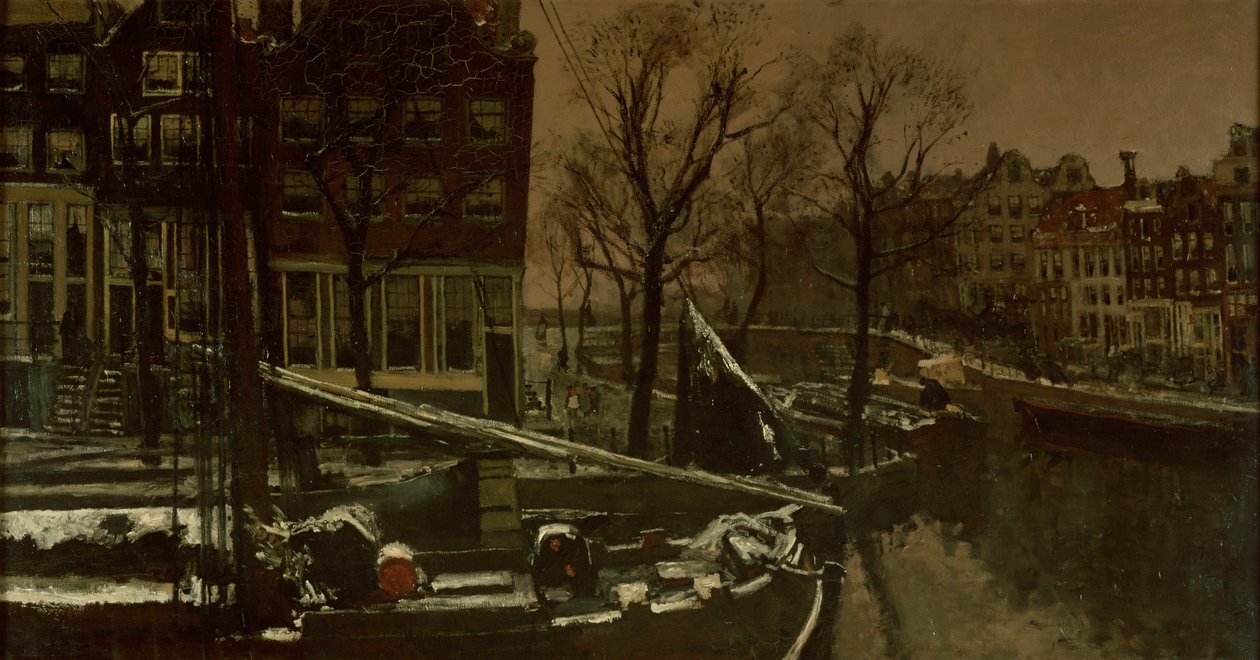Tél Amszterdamban alkotó: George Hendrik Breitner
