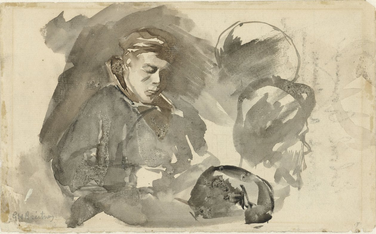 ülő fiú alkotó: George Hendrik Breitner