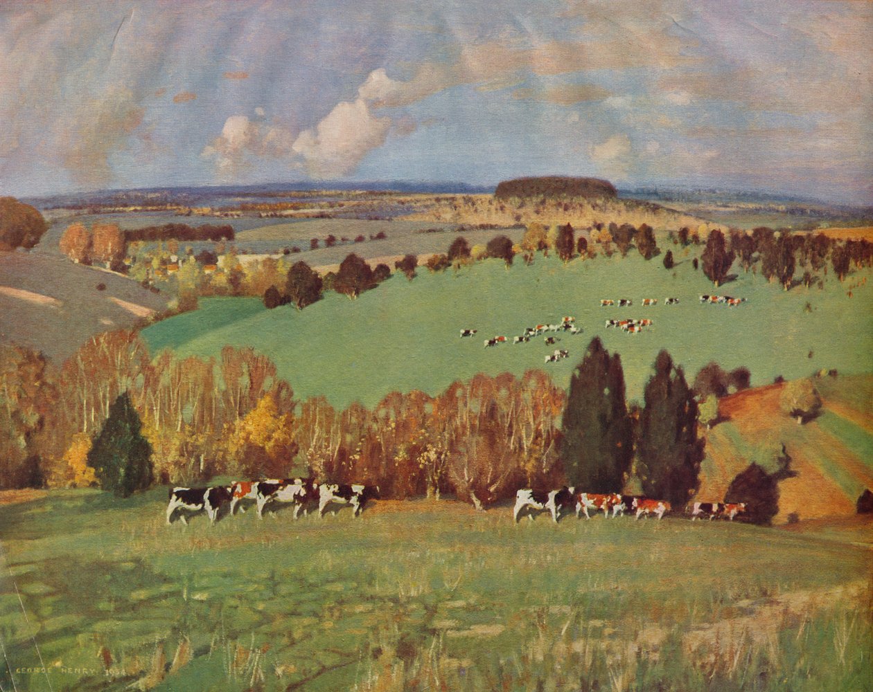 Zöld legelőkön, 1935. alkotó: George Henry