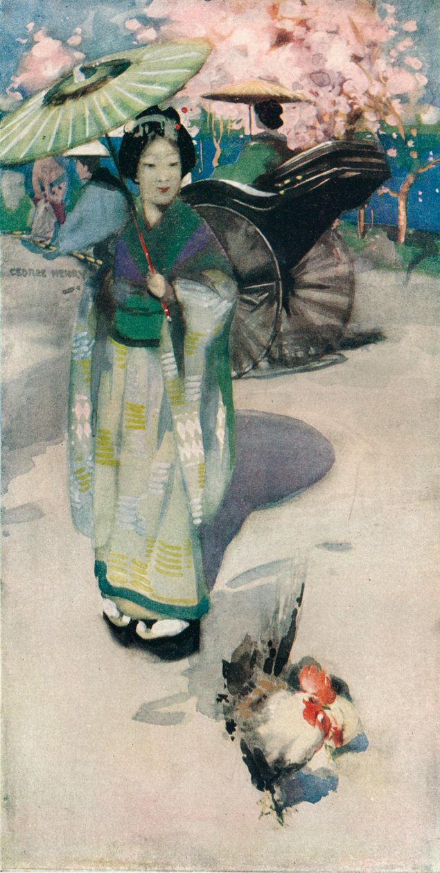 The Promenade, Tokió, 1894 alkotó: George Henry