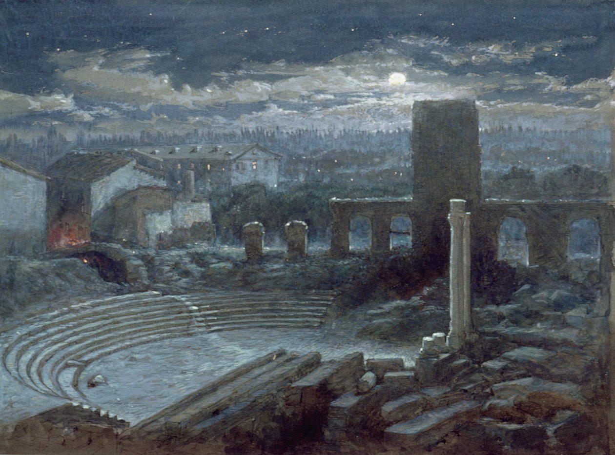 A római színház, Arles, Holdfény alkotó: George Henry Andrews