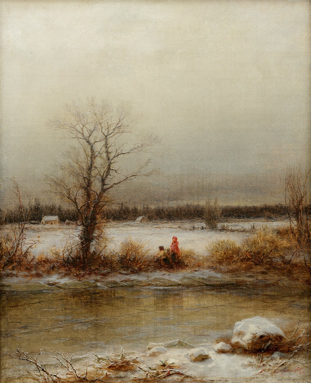 Téli jelenet, 1860 alkotó: George Henry Boughton