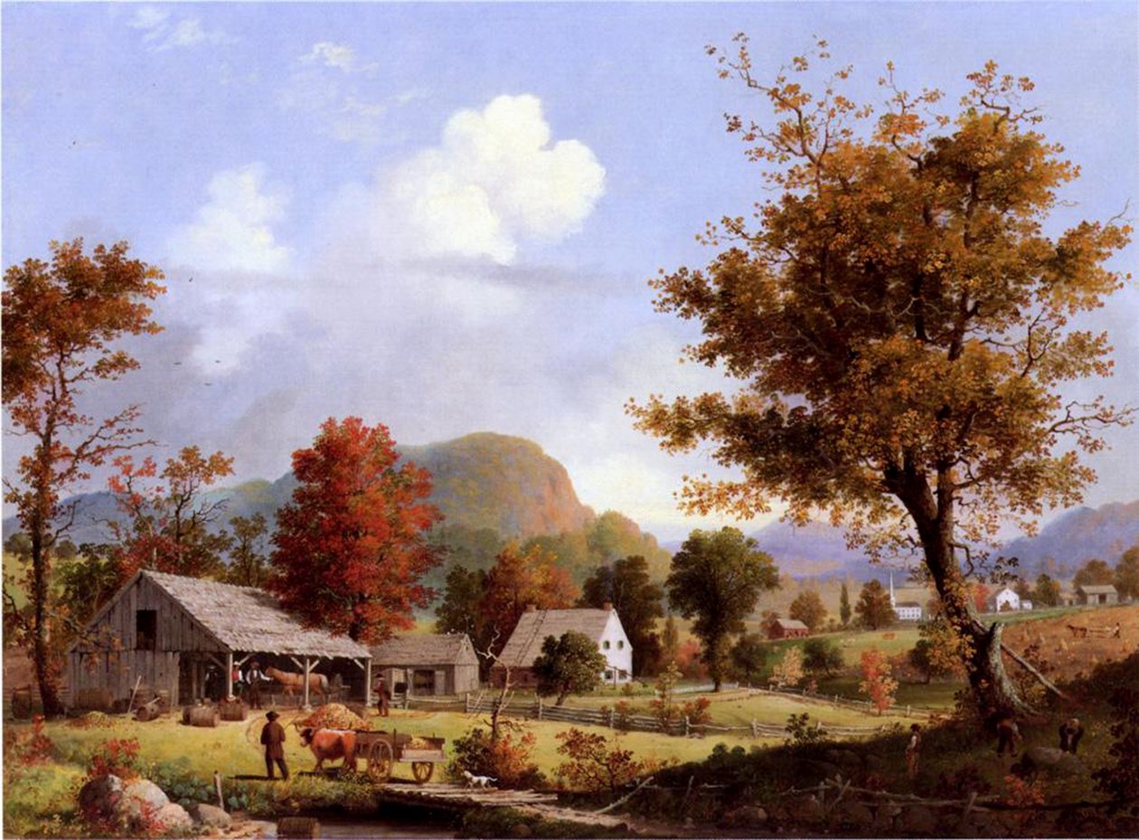 Almabor préselés, 1855 alkotó: George Henry Durrie