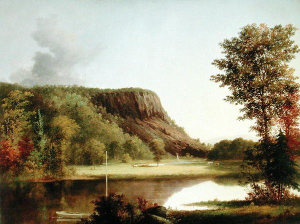 East Rock, New Haven alkotó: George Henry Durrie