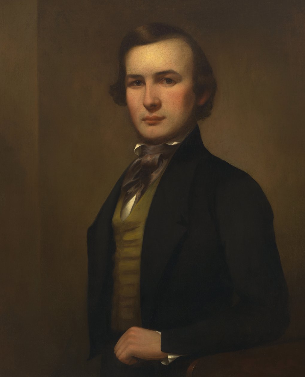 George Henry Durrie önarcképe alkotó: George Henry Durrie