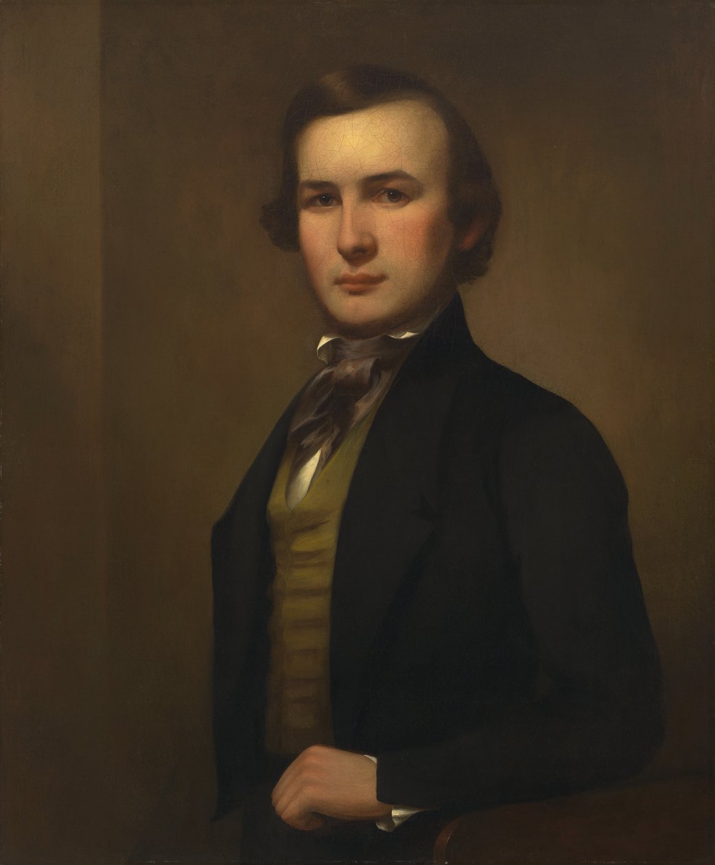 George Henry Durrie önarckép, 1843. alkotó: George Henry Durrie