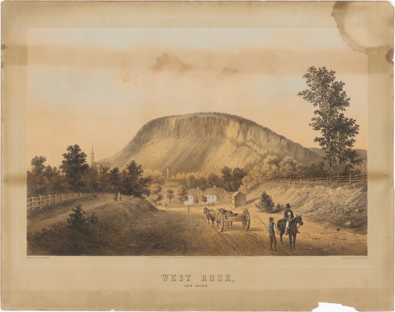 West Rock, New Haven alkotó: George Henry Durrie