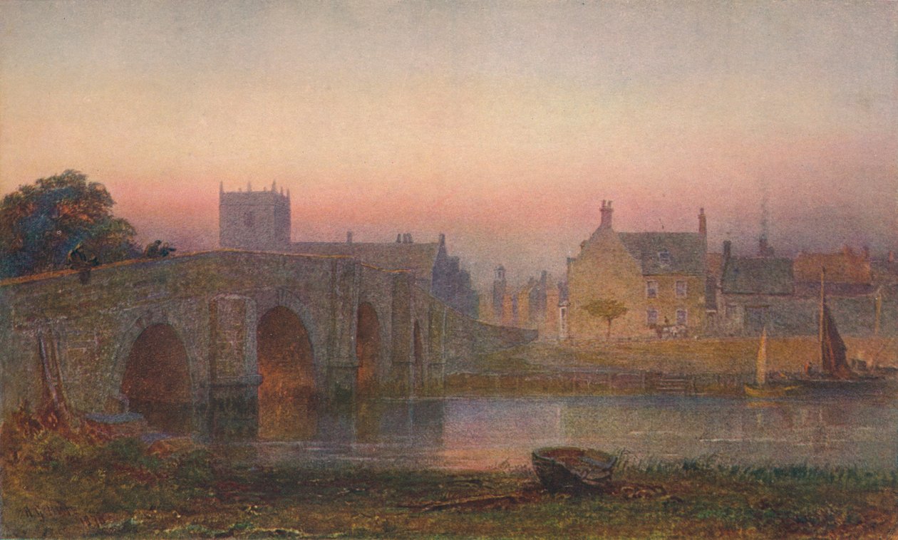 „Wareham Bridge”, 1863, 1906. alkotó: George Henry Hine