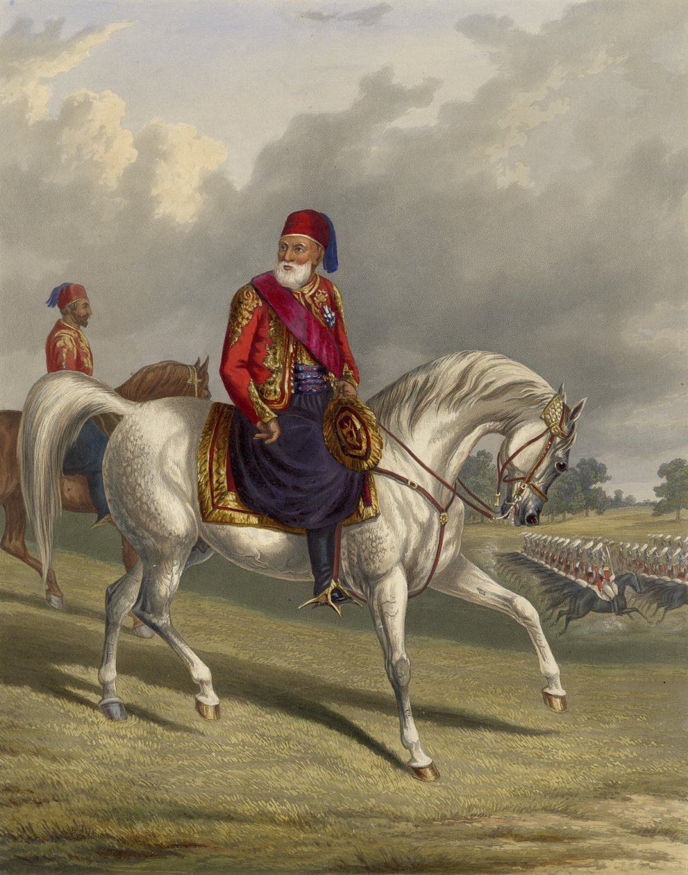 Ibrahim pasa egyiptomi 1789-1848, 1846 alkotó: George Henry Laporte