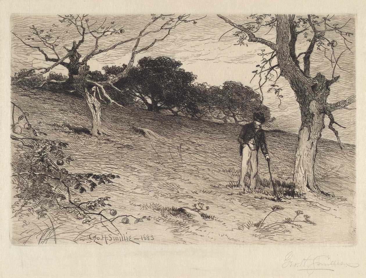 Gyümölcsöskert alkotó: George Henry Smillie