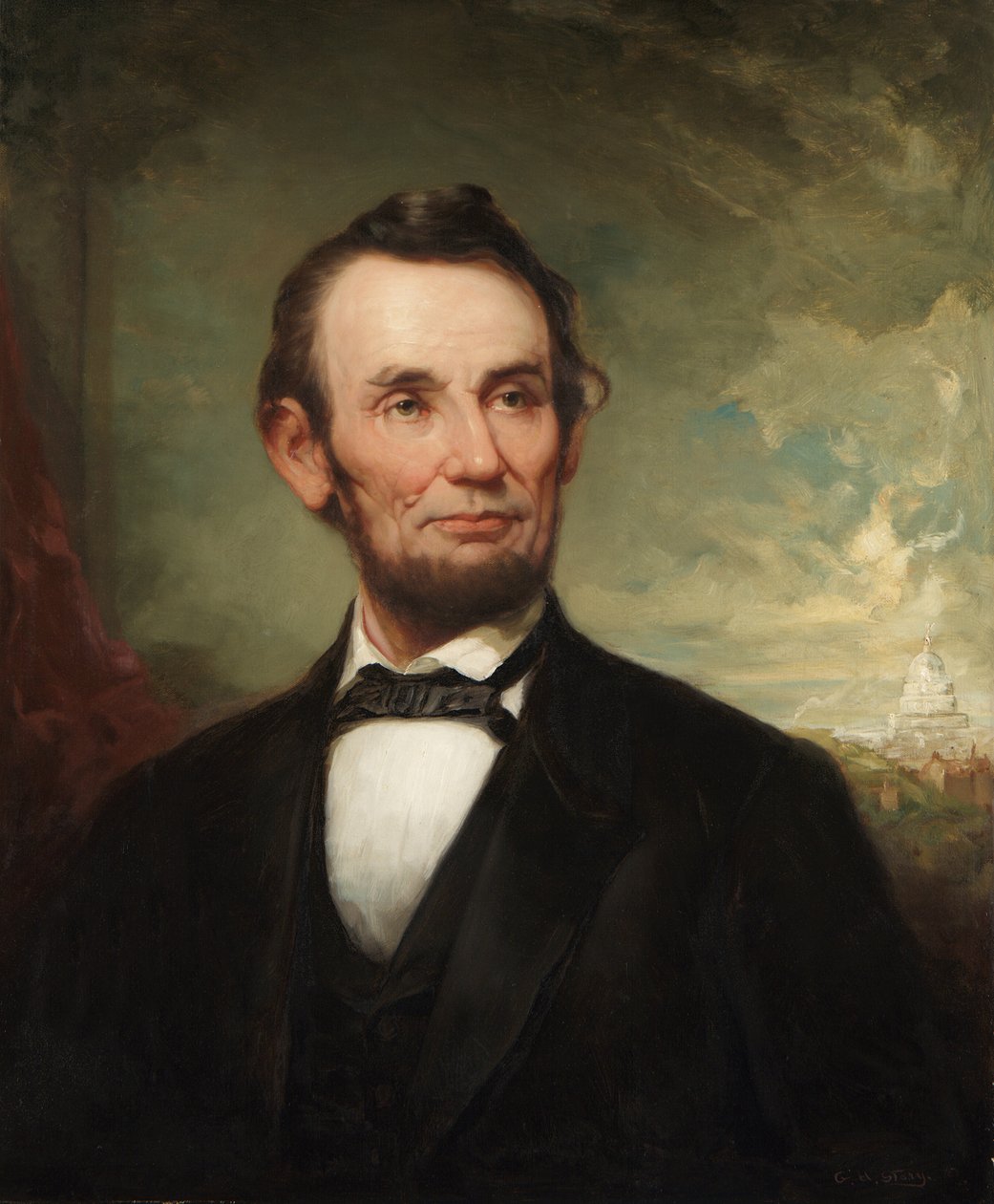 Abraham Lincoln alkotó: George Henry Story