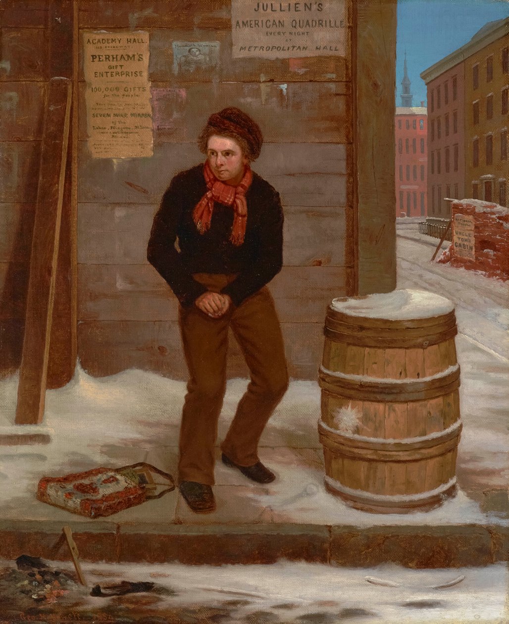 Önvédelem 1854 (Olaj, vászon) alkotó: George Henry Yewell
