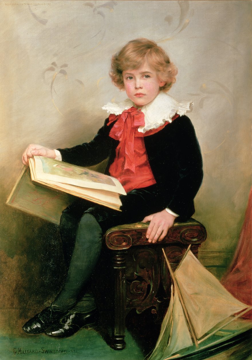 Norman Stewart Davies portréja alkotó: George Hillyard Swinstead