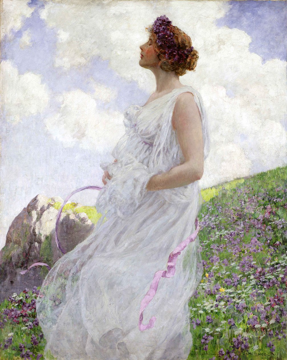Calypso, 1906 körül (olaj, vászon) alkotó: George Hitchcock