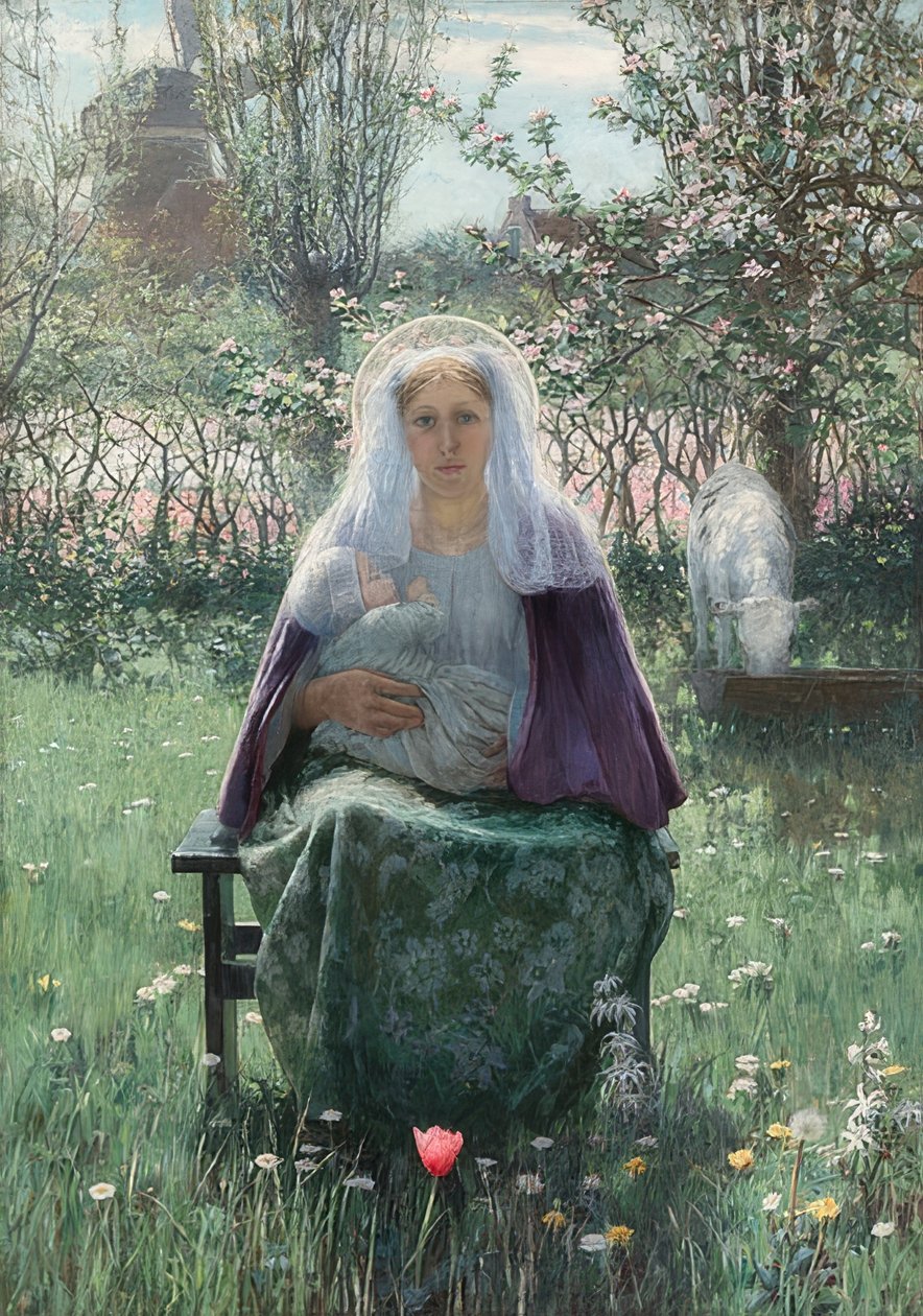 Isten Anyja. 1892 alkotó: George Hitchcock