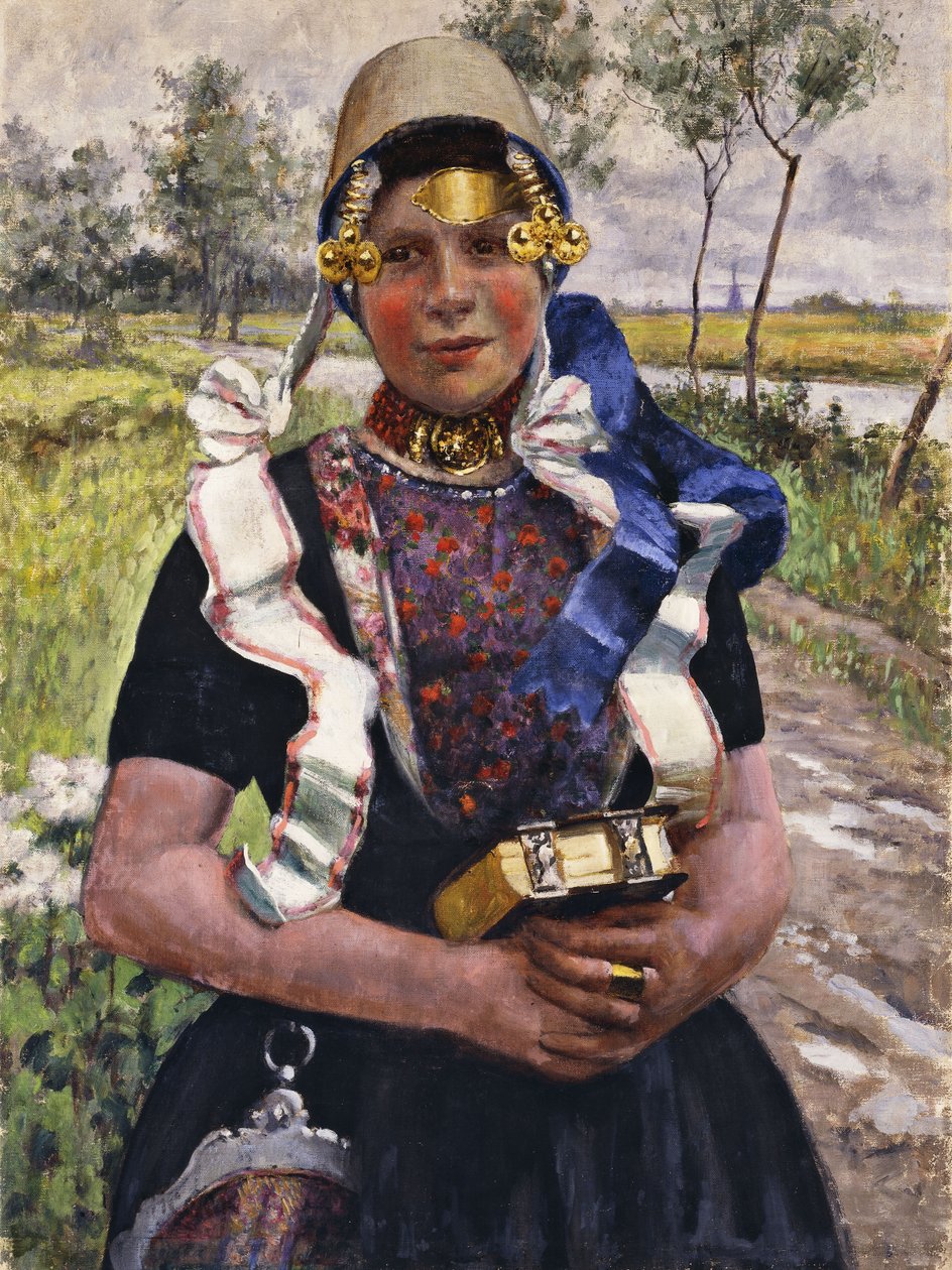 Dutch Finery, egy Marken lány, alkotó: George Hitchcock