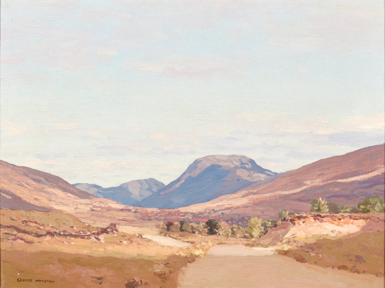 Glen Strae (olaj, vászon) alkotó: George Houston