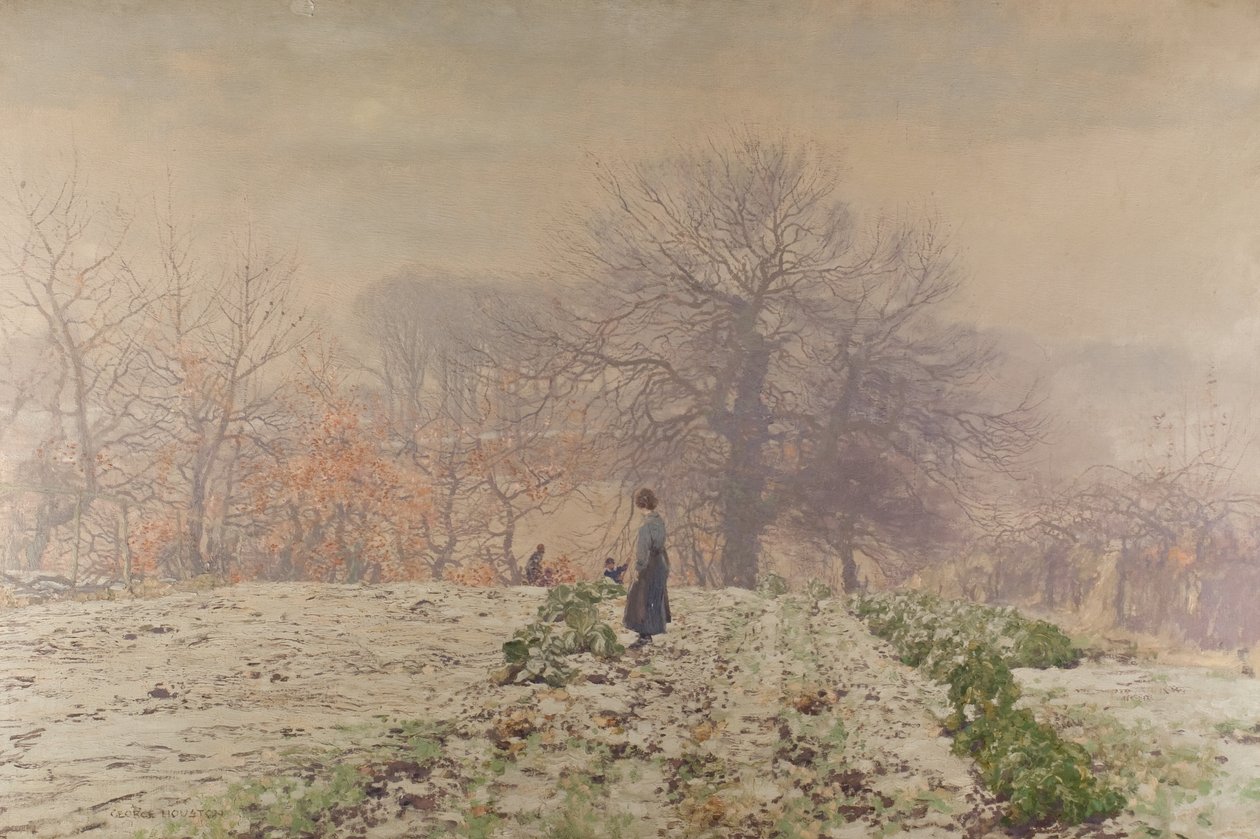 Téli reggel (olaj, vászon) alkotó: George Houston