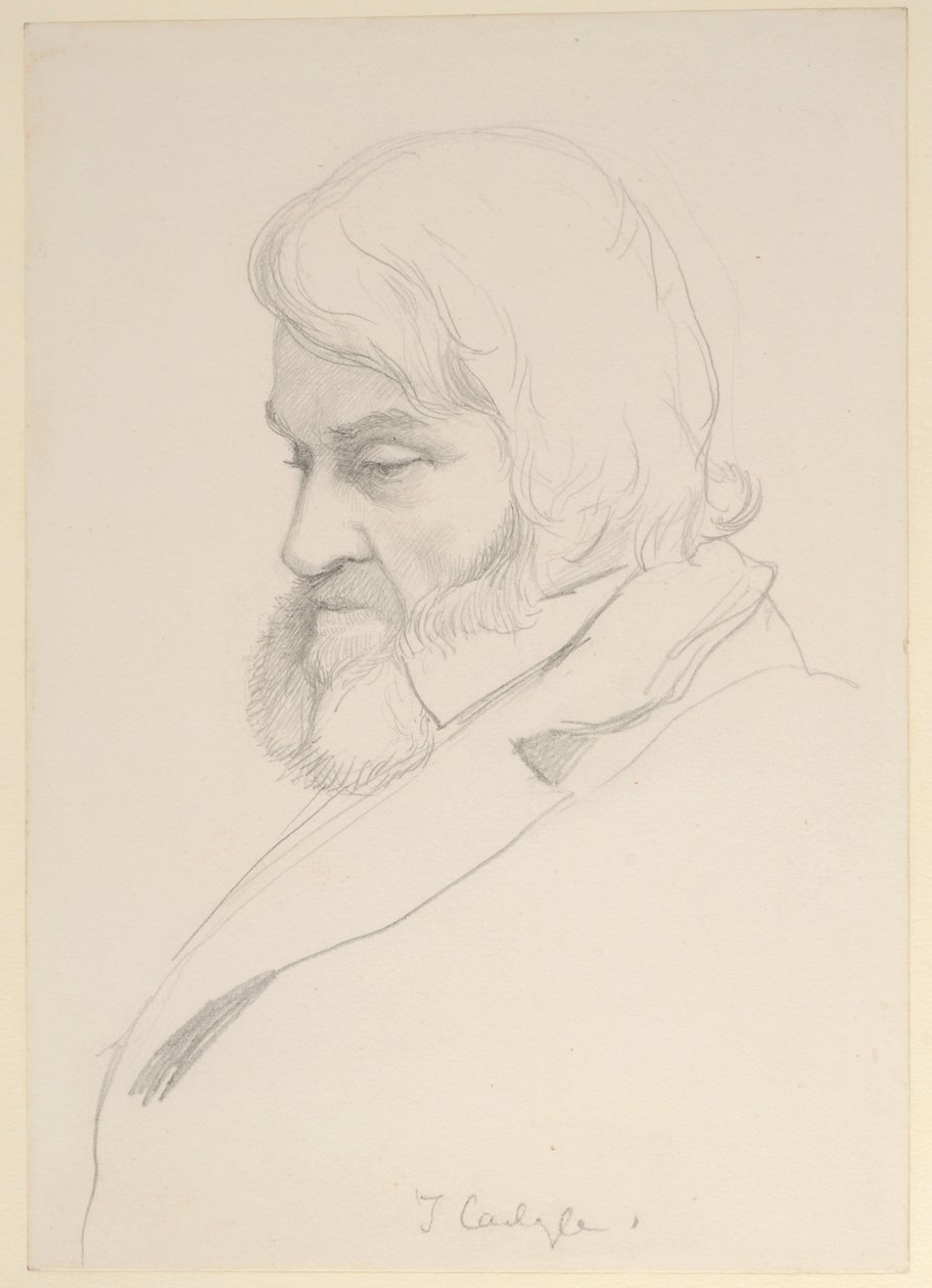 Thomas Carlyle portréja, 1875 körül alkotó: George Howard