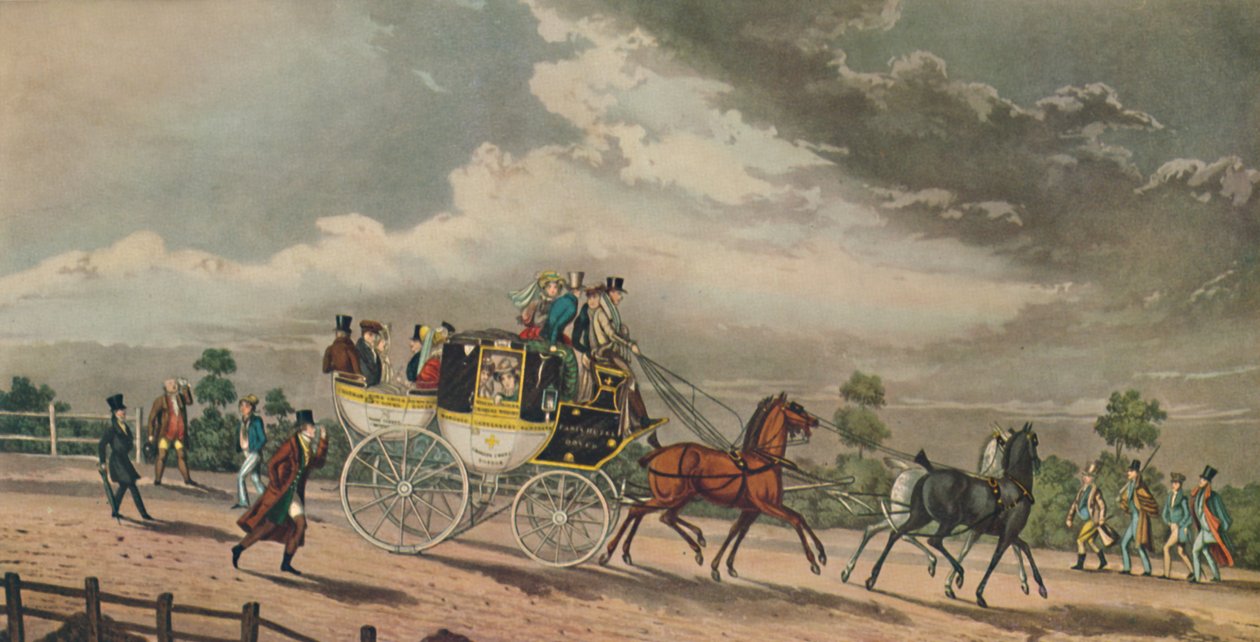 Színpadi edző, 1825, 1929 alkotó: George Hunt