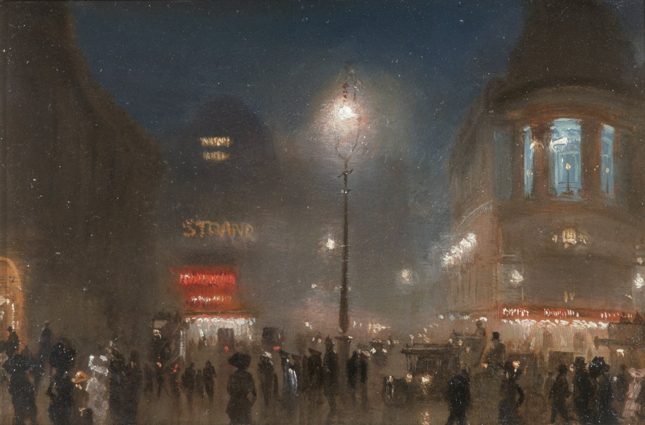 London Theatreland, 1910 körül alkotó: George Hyde Pownall