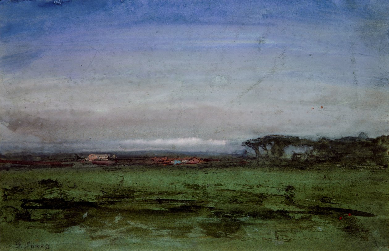 Campagna túloldalán, 1872. alkotó: George Inness