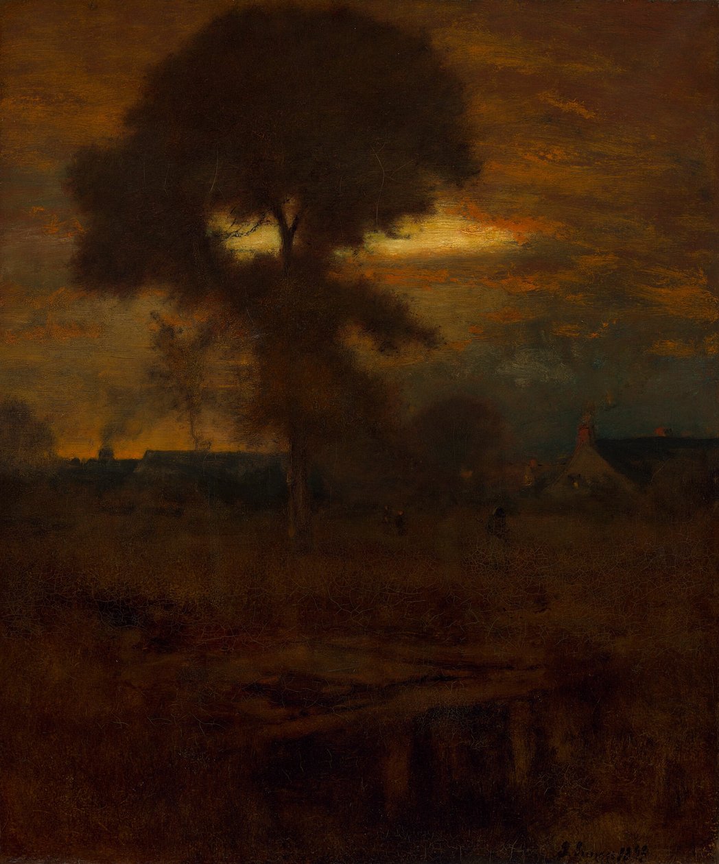 Afterglow alkotó: George Inness