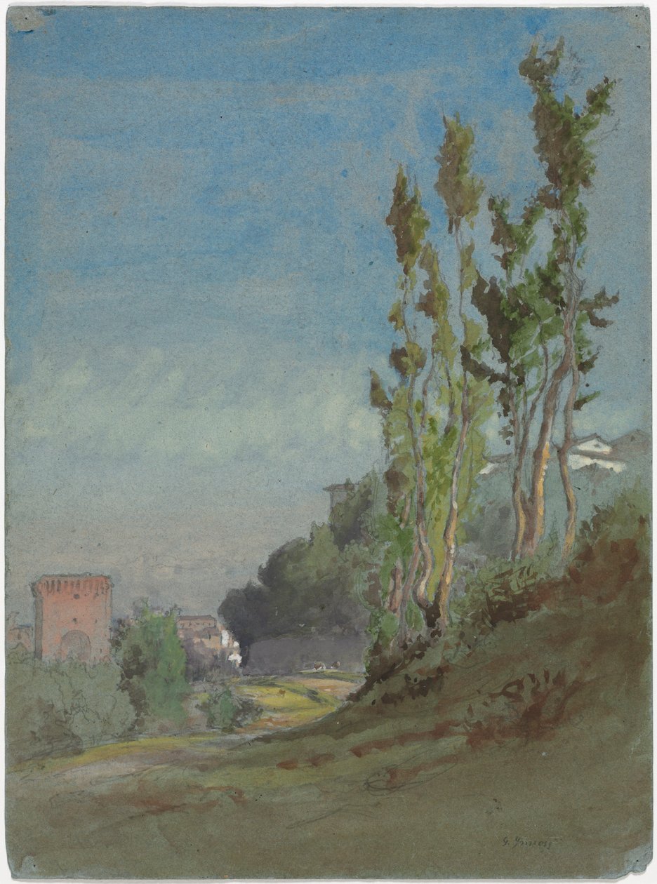 Albano, Olaszország alkotó: George Inness