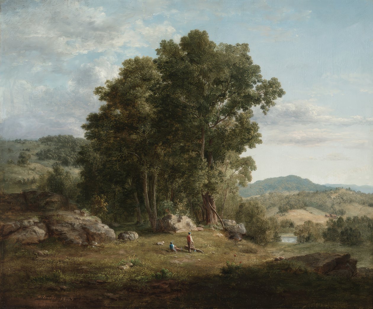 George Inness / "A favágó", 1849 alkotó: George Inness