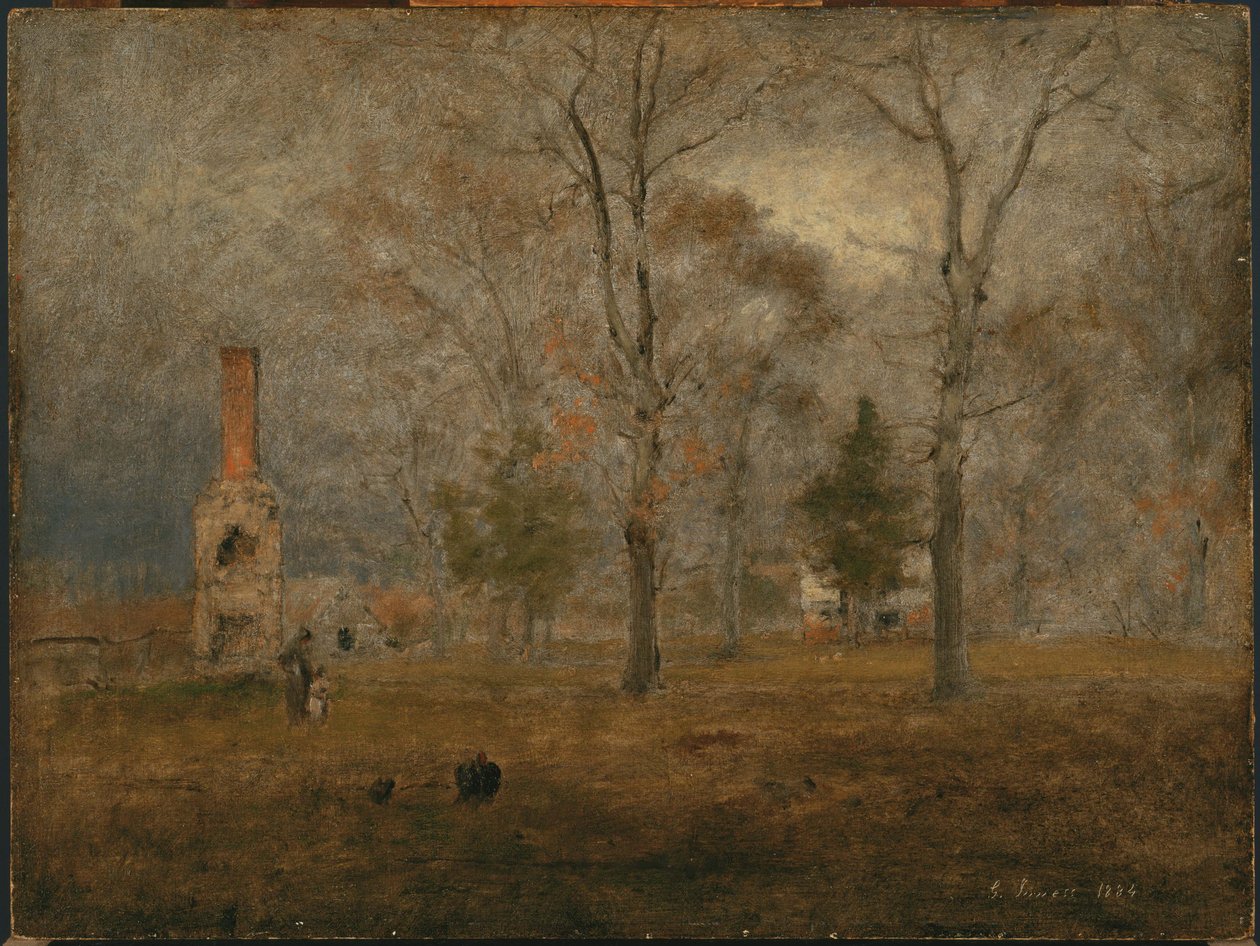 Szürke nap, Goochland alkotó: George Inness