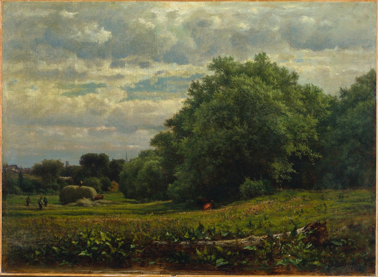 Betakarítás ideje alkotó: George Inness