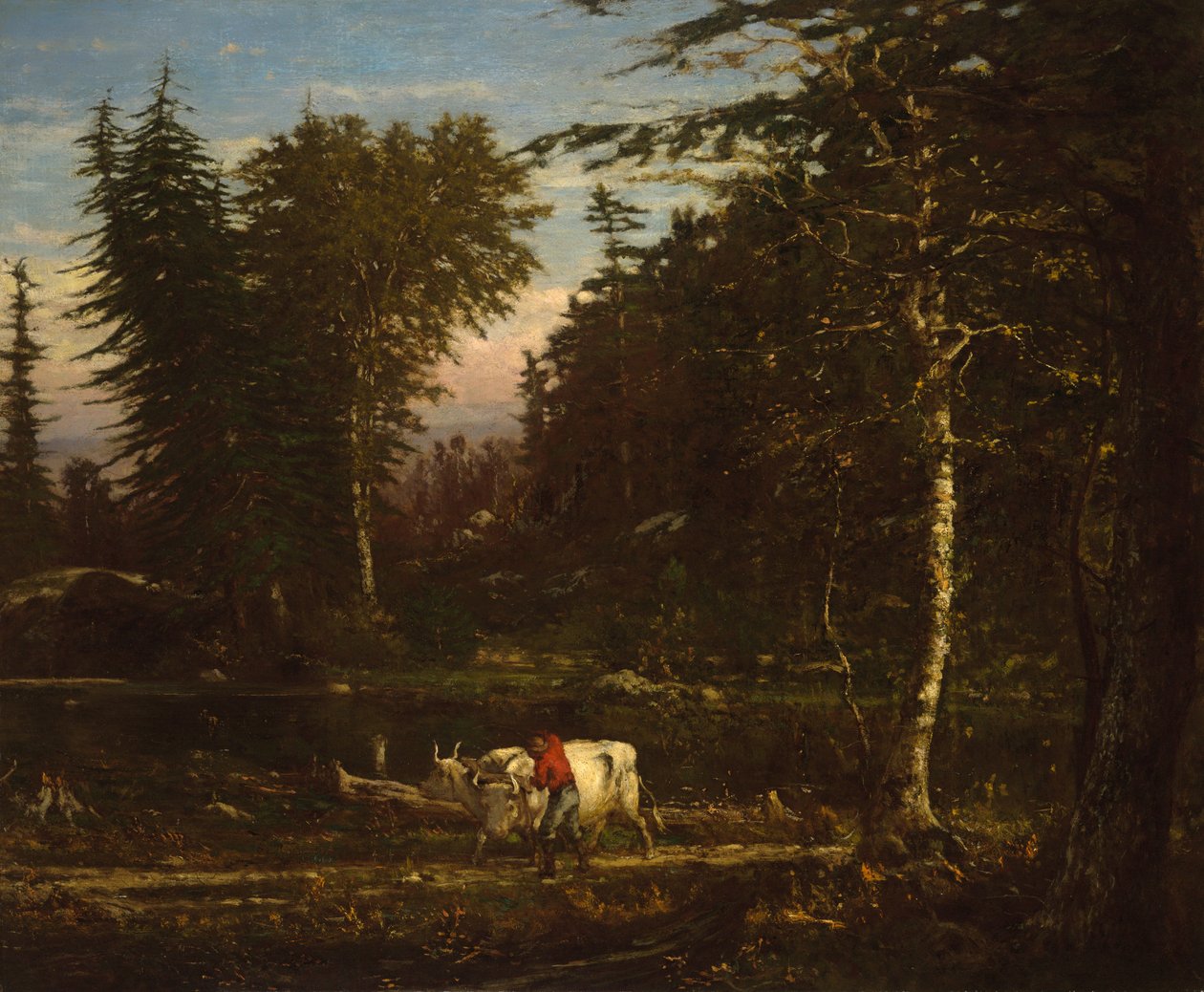 Az Adirondack-hegységben alkotó: George Inness