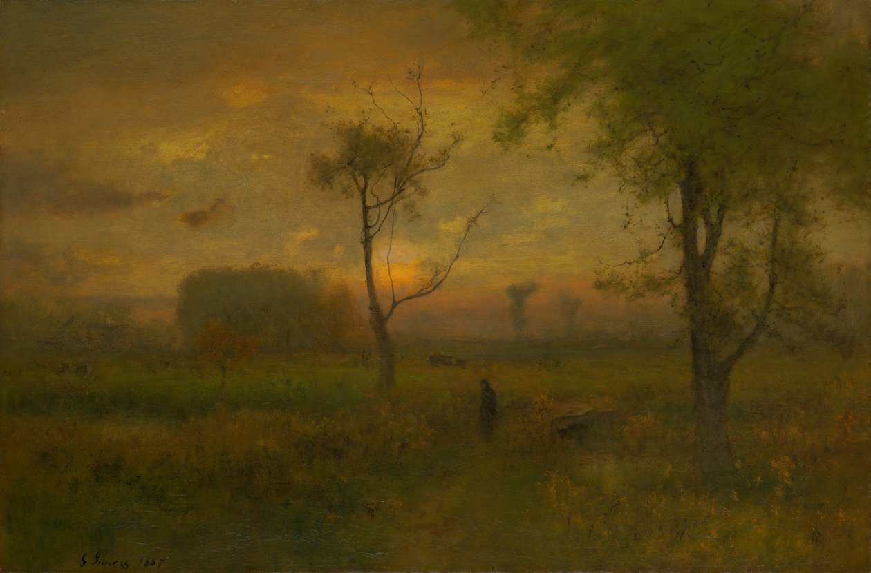 Napkelte, 1887. alkotó: George Inness