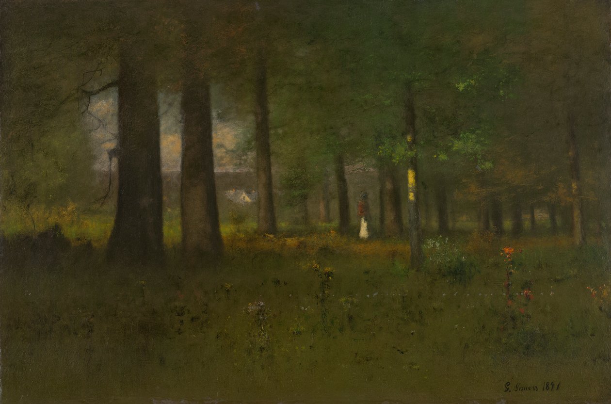 Az erdő széle alkotó: George Inness