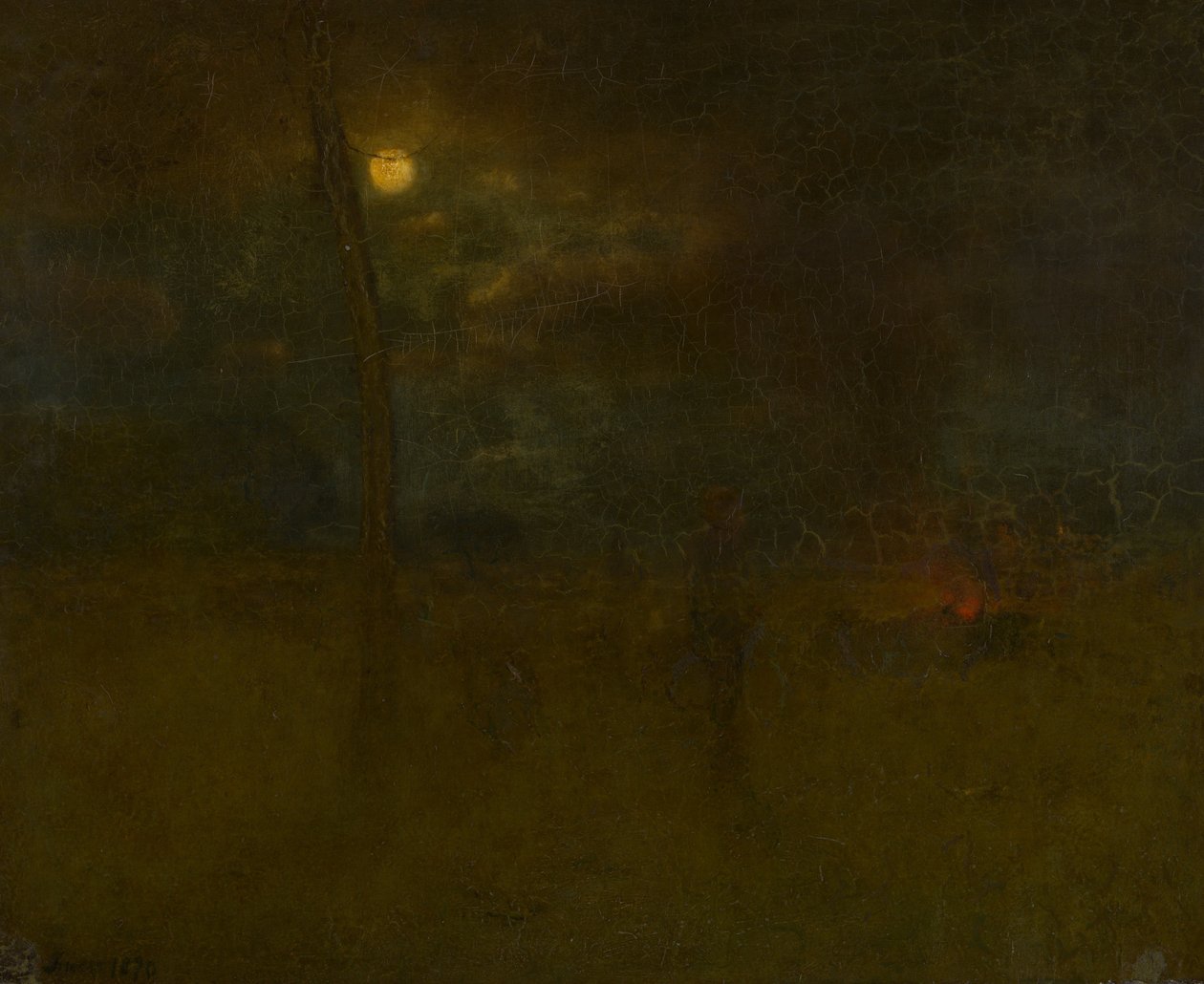 A Hold éjszaka alkotó: George Inness