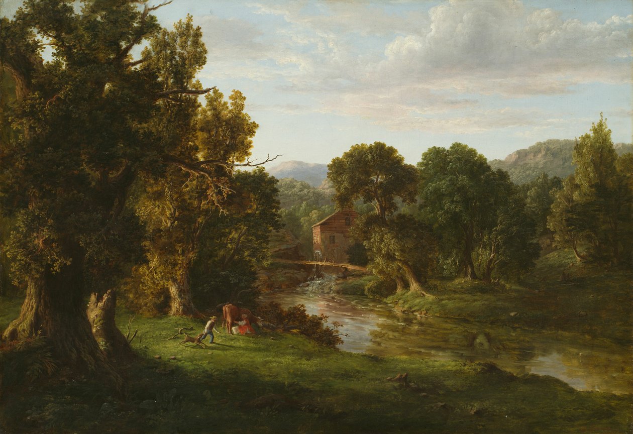 A régi malom alkotó: George Inness