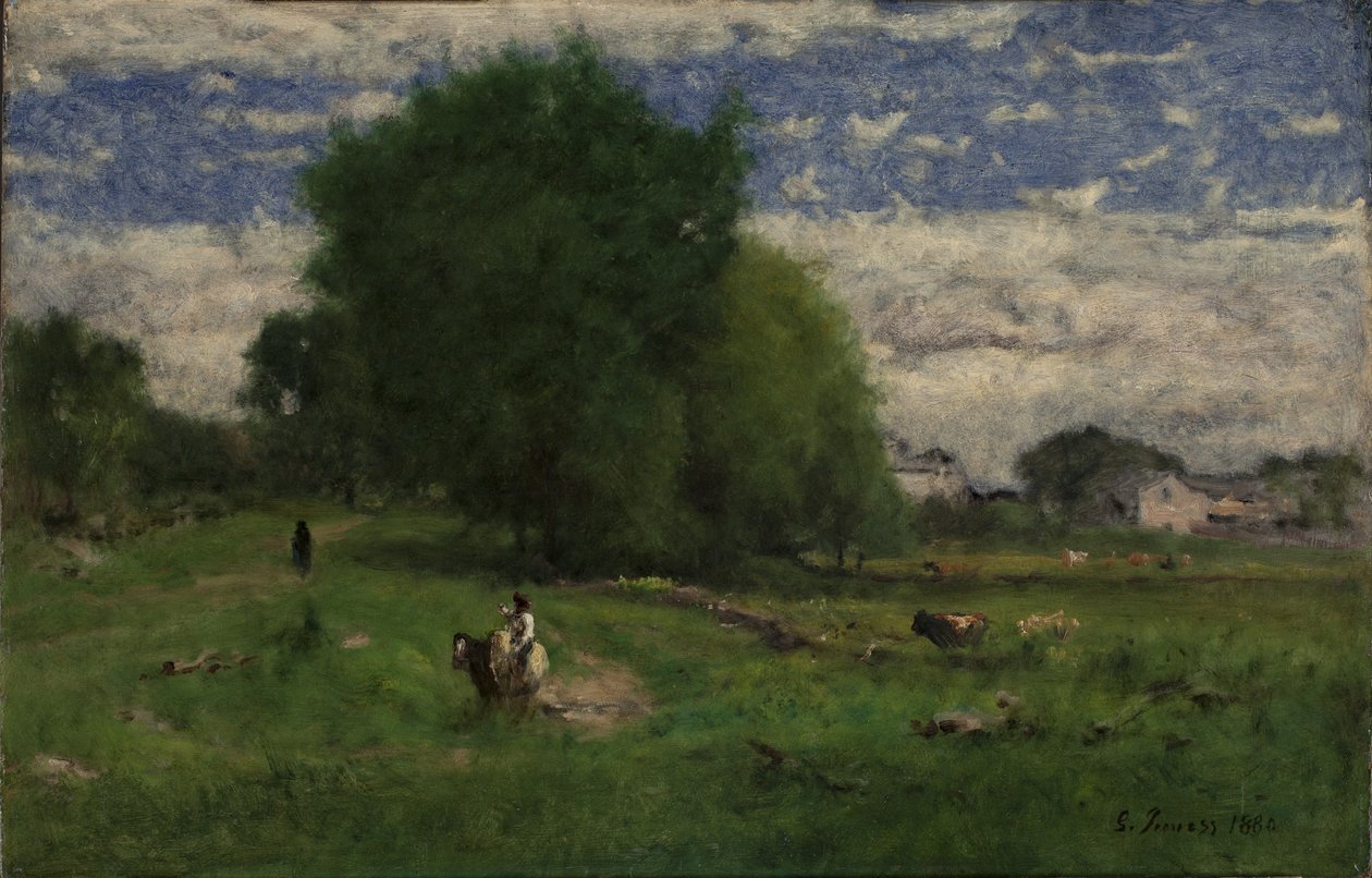 Az út a falu felé, Milton alkotó: George Inness
